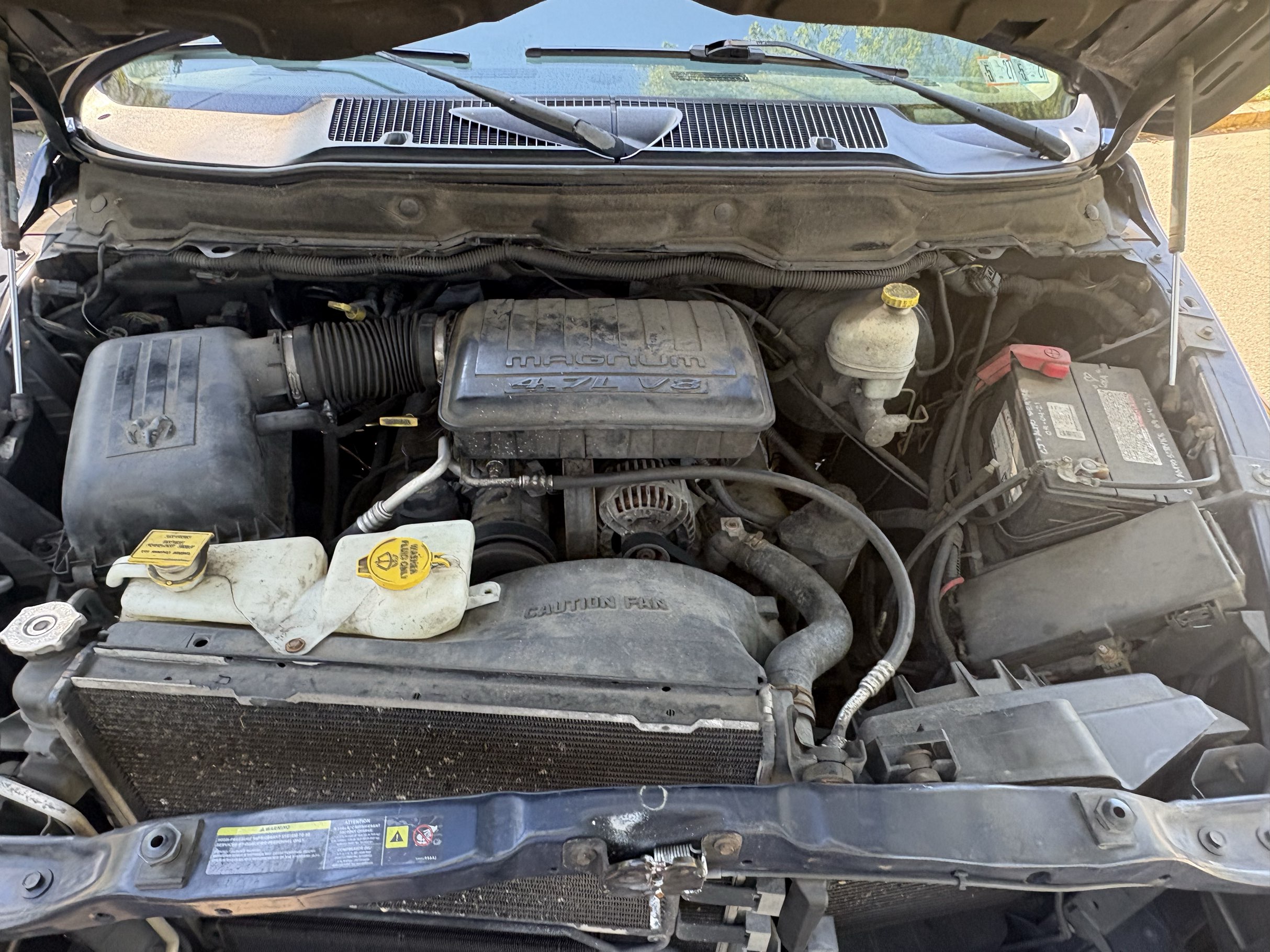 Engine Bay Cleaning - Before